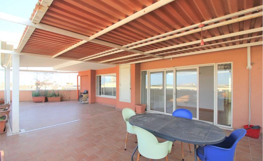 Attico semi-arredato 90mq. con terrazzo mq. 100